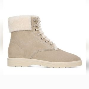 NIB Vince 'Hayes 2" Shearling-Lined Suede Hiking Boot, Size 9.5